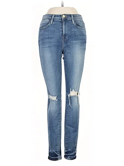 Pre-owned Frame Jeans In Blue