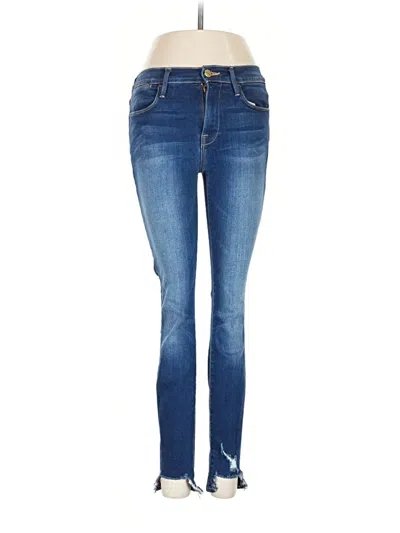 Pre-owned Frame Jeans In Blue