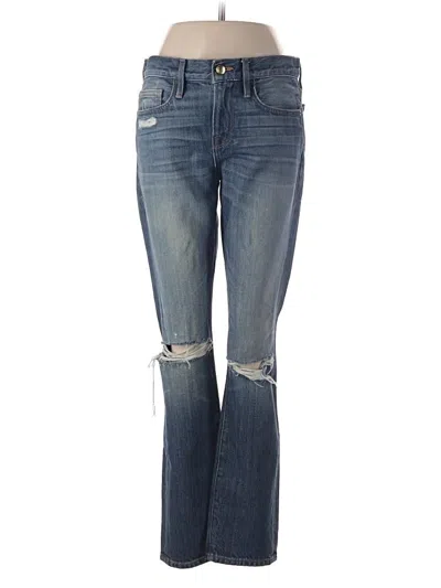 Pre-owned Frame Jeans In Blue