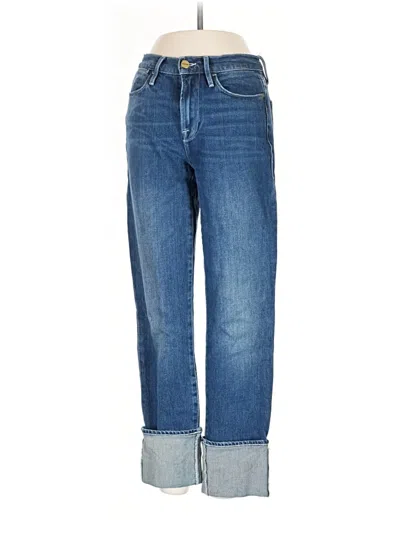 Pre-owned Frame Jeans In Blue