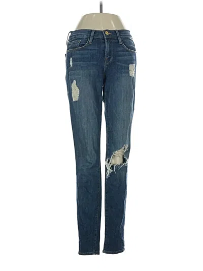 Pre-owned Frame Jeans In Blue