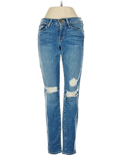 Pre-owned Frame Jeans In Blue