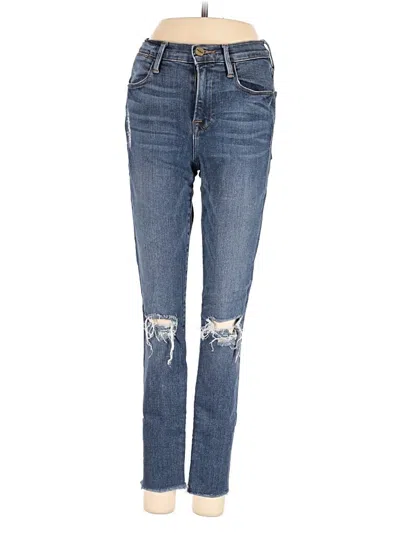 Pre-owned Frame Jeans In Blue