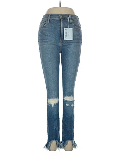 Pre-owned Frame Jeans In Blue