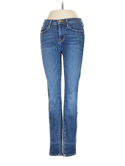 Pre-owned Frame Jeans In Blue