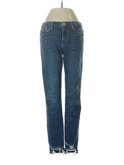Pre-owned Frame Jeans In Blue