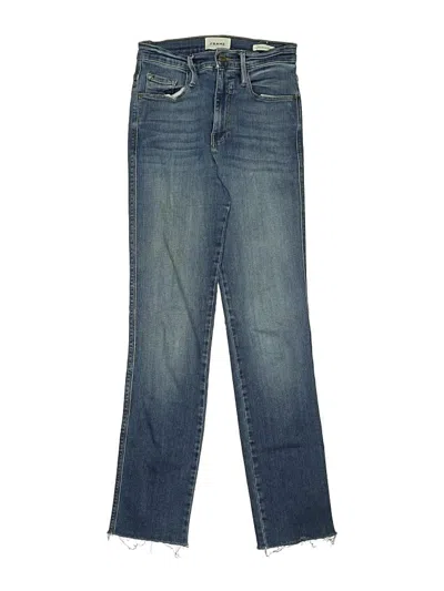 Pre-owned Frame Jeans In Blue