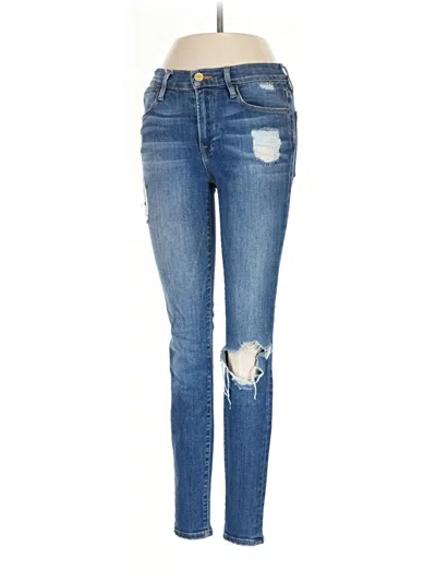 Pre-owned Frame Jeans In Blue