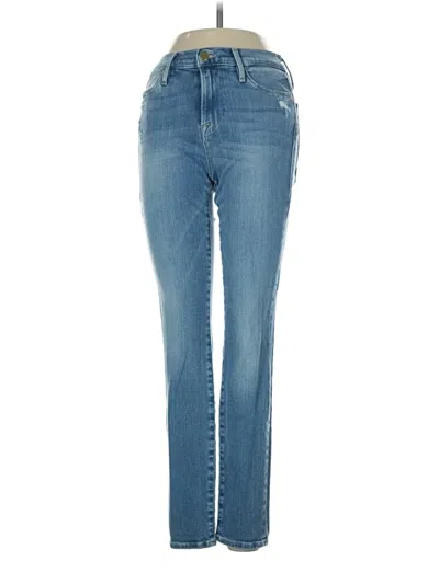 Pre-owned Frame Jeans In Blue