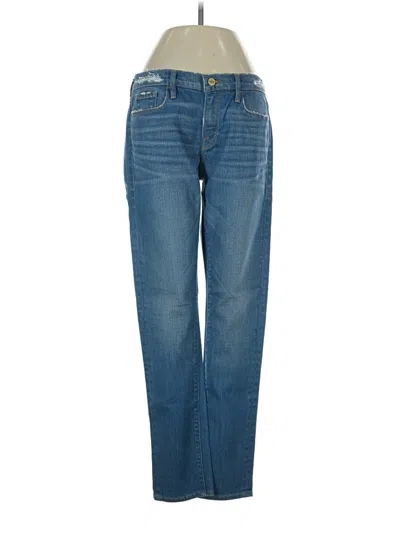 Pre-owned Frame Jeans In Blue