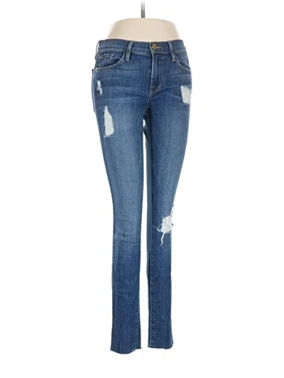Pre-owned Frame Jeans In Blue