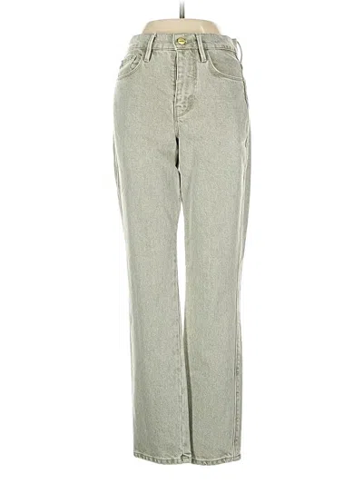 Pre-owned Frame Jeans In Brown