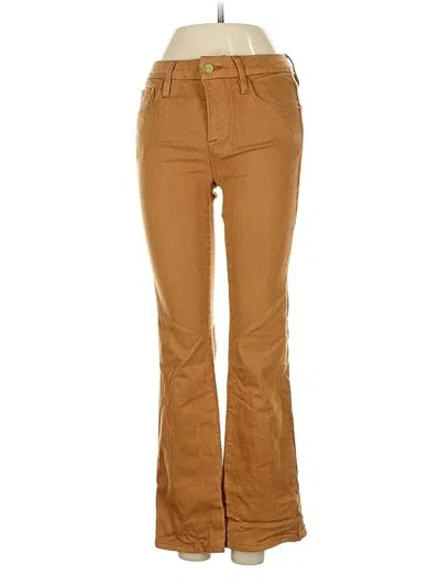 Pre-owned Frame Jeans In Brown