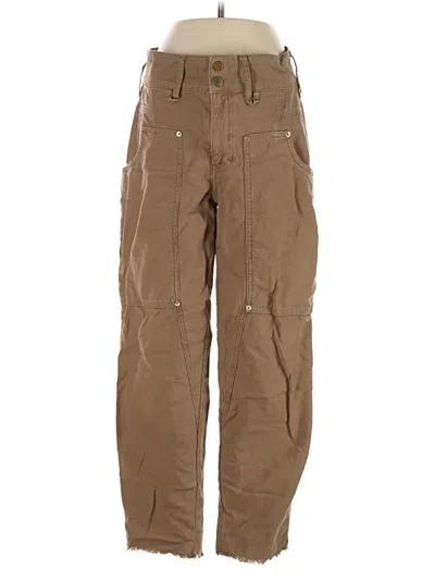 Pre-owned Frame Jeans In Brown