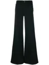 Frame Le Palazzo Crop Jeans In Slow Days In Film Noir