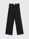 Frame High-waisted Jeans In Black
