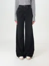 Frame Jeans  Woman Color Black In Black