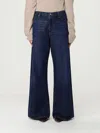 Frame Jeans  Woman Color Blue In Blue