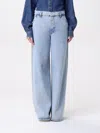 Frame Jeans  Woman Color Denim In Denim
