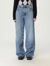 Frame Jeans  Woman Color Denim In Blue