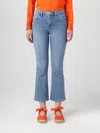 Frame Jeans  Woman Color Denim In Denim