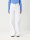 Frame Womens Au Natural Clean The Hang Straight-leg Denim Jeans In White