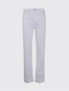 Frame Pressed-crease Jeans In White