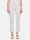 Frame Le Crop Mini Boot In Weiss
