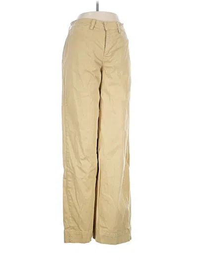 Pre-owned Frame Jeans In Gold