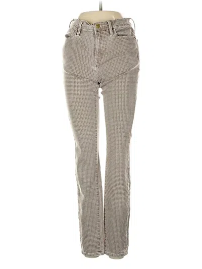 Pre-owned Frame Jeans In Gray