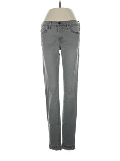 Pre-owned Frame Jeans In Gray