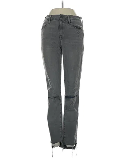 Pre-owned Frame Jeans In Gray