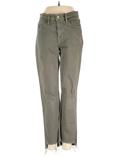 Pre-owned Frame Jeans In Green