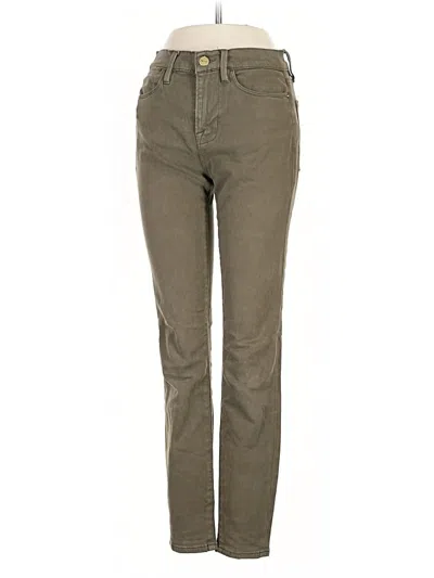 Pre-owned Frame Jeans In Green