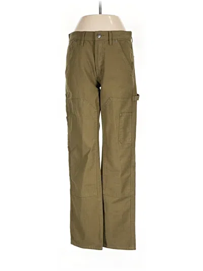 Pre-owned Frame Jeans In Green