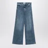 Frame Jeans In Super Stretch Denim In Blue