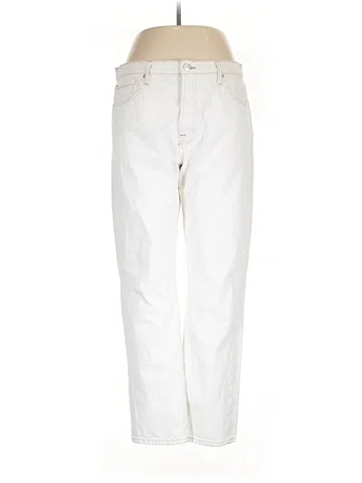 Pre-owned Frame Jeans In Ivory