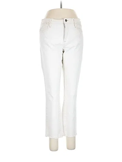 Pre-owned Frame Jeans In Ivory