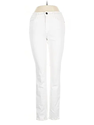 Pre-owned Frame Jeans In Ivory
