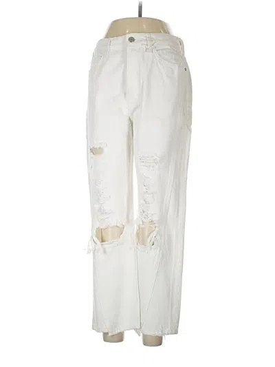 Pre-owned Frame Jeans In Ivory
