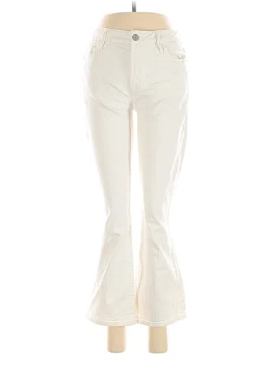 Pre-owned Frame Jeans In Ivory