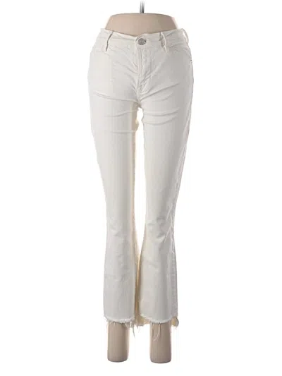 Pre-owned Frame Jeans In Ivory