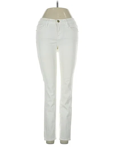 Pre-owned Frame Jeans In Ivory