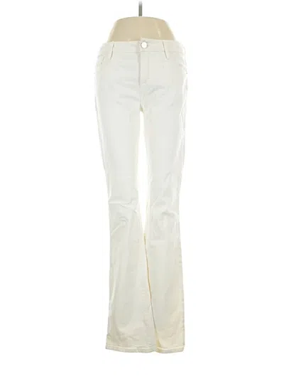 Pre-owned Frame Jeans In Ivory