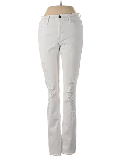 Pre-owned Frame Jeans In Ivory