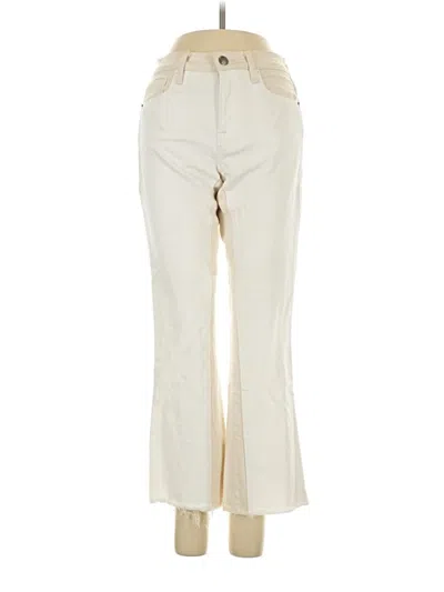 Pre-owned Frame Jeans In Ivory