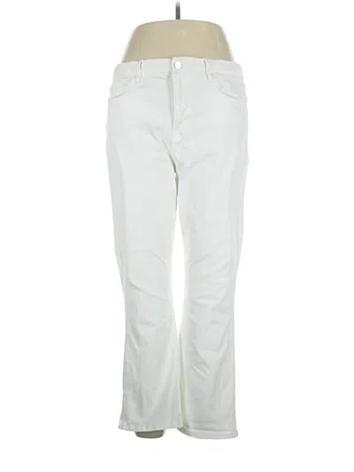 Pre-owned Frame Jeans In Ivory