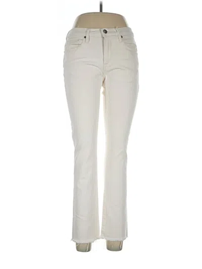 Pre-owned Frame Jeans In Ivory