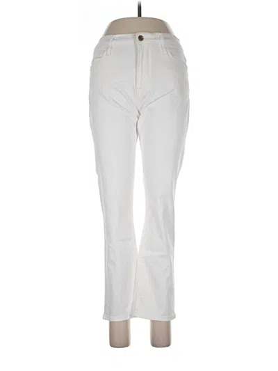 Pre-owned Frame Jeans In Ivory