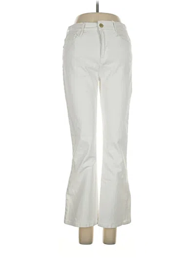 Pre-owned Frame Jeans In Ivory